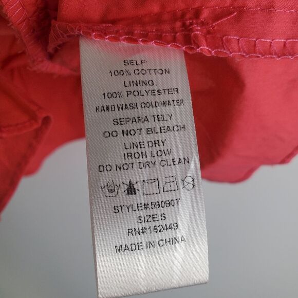 Milk & Honey Hot Pink Pleated Top Size Small - Picture 5 of 6